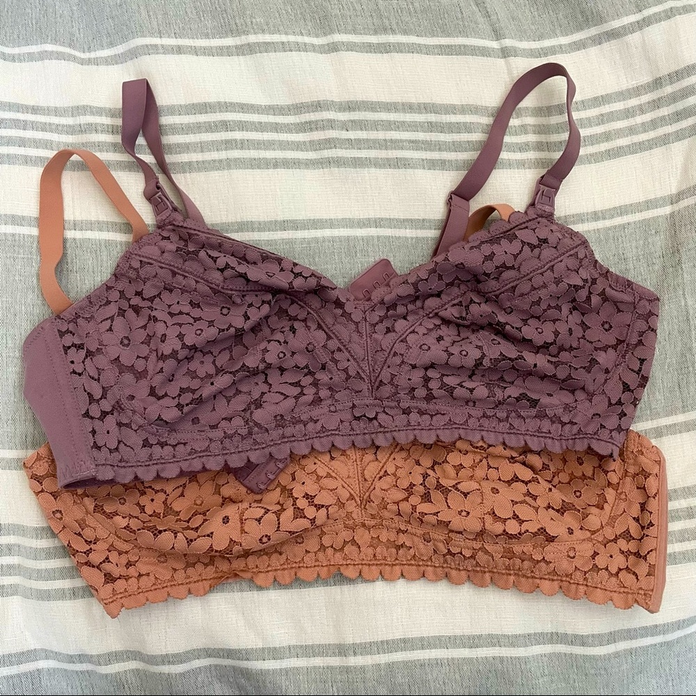 2 Momanda Nursing/Pumping Bras LIKE NEW